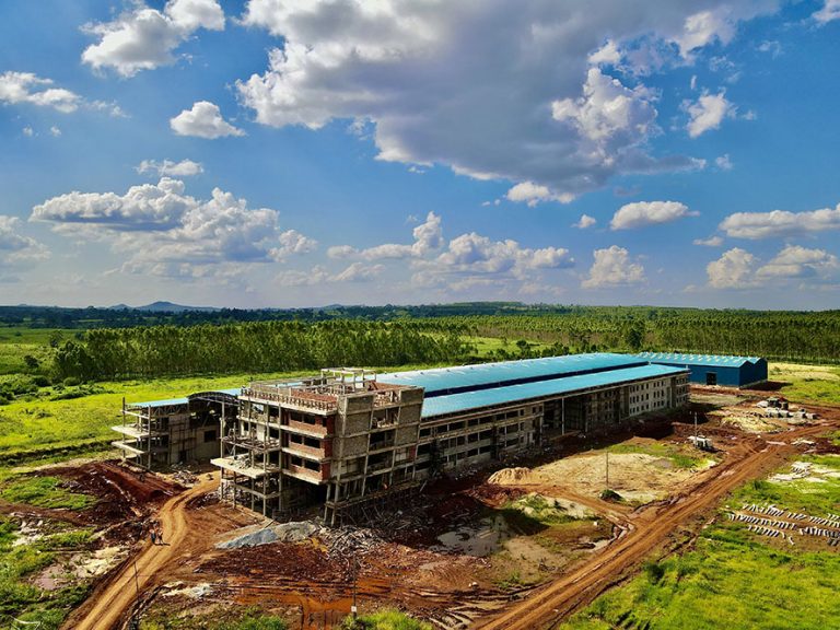 Status of construction of the Kiira Vehicle Plant, December 2020